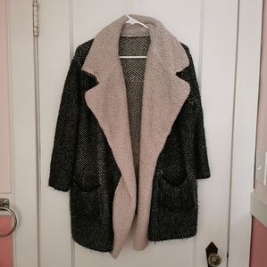 Cozy soft coat, no tag, unbranded oversized size M